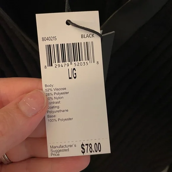 NWT Truth by Republic Leather Collared Top - Picture 6 of 6